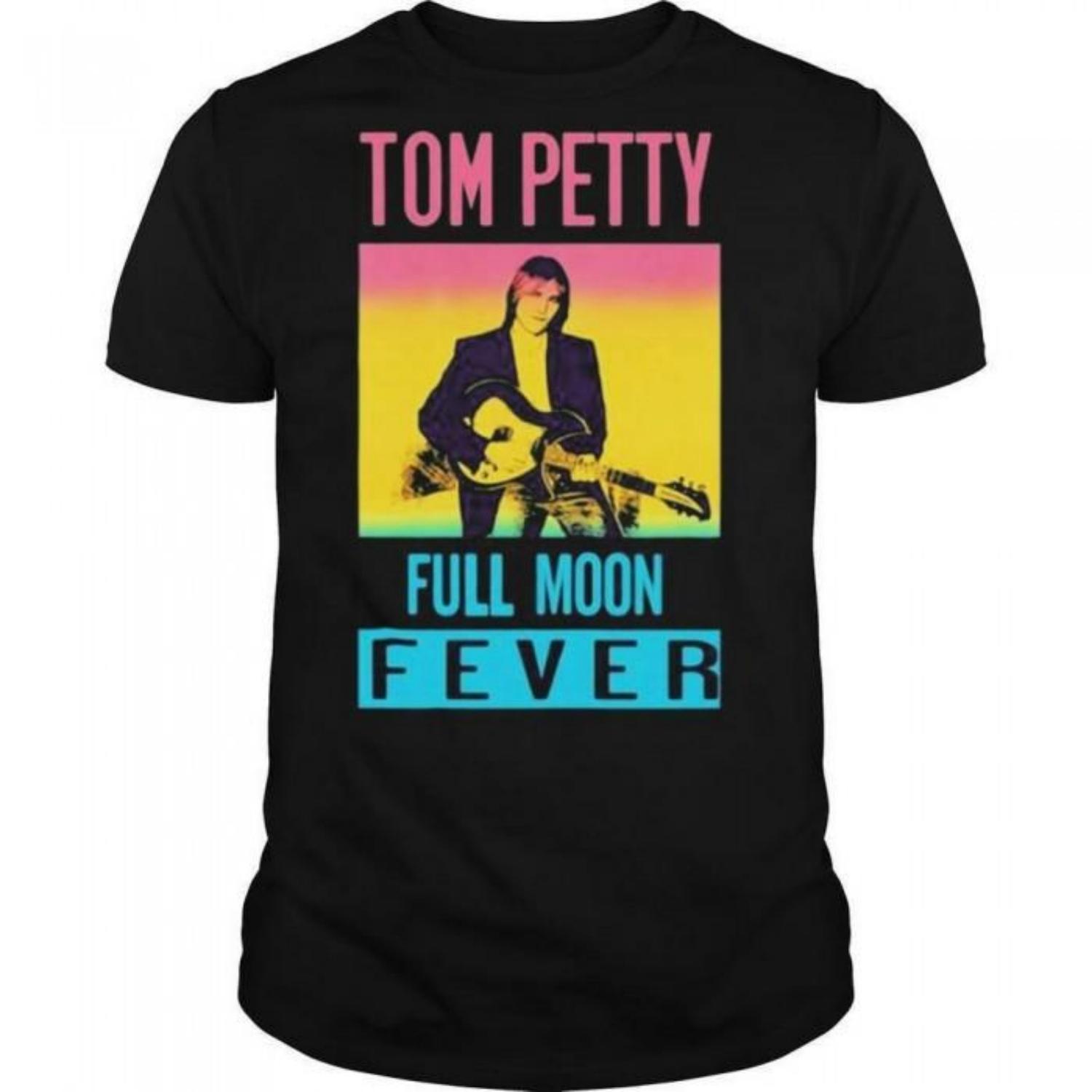

Tom Petty & The Heartbreakers Unisex Adult Full Moon Fever Cotton T-Shirt S разноцветный