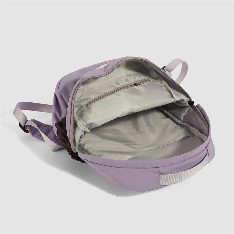 Unisex Backpack Color Block Nylon Backpack Outdoor Travel Bag