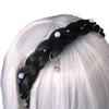 Punk Style Pendant Twisted Braid Headbands Costume Hairband Practical Friendly Hair Accessory For Women Girls Daily Wear
