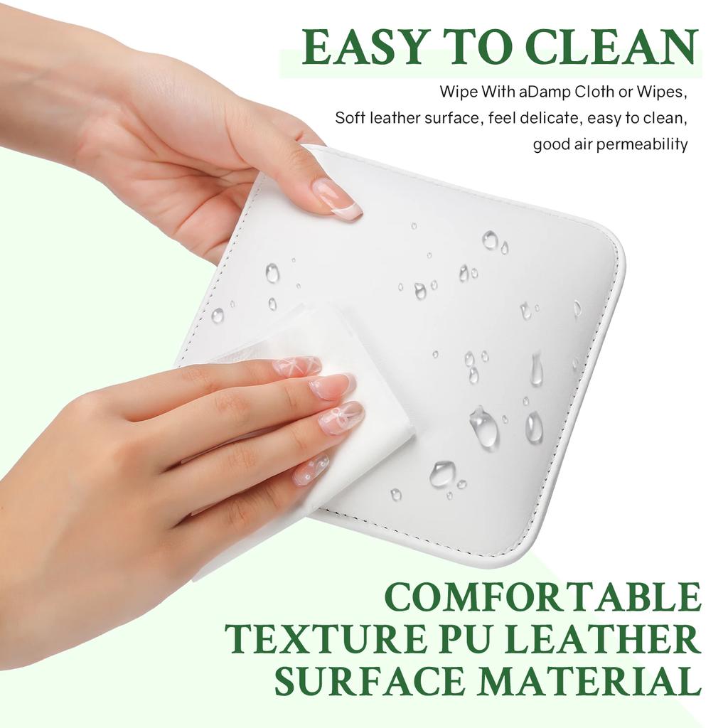 DianaBeauty Portable Manicure Hand Rest Microfiber Leather Professional Elbow Pad Non-Slip Nail Technician Nail Hand Pillow