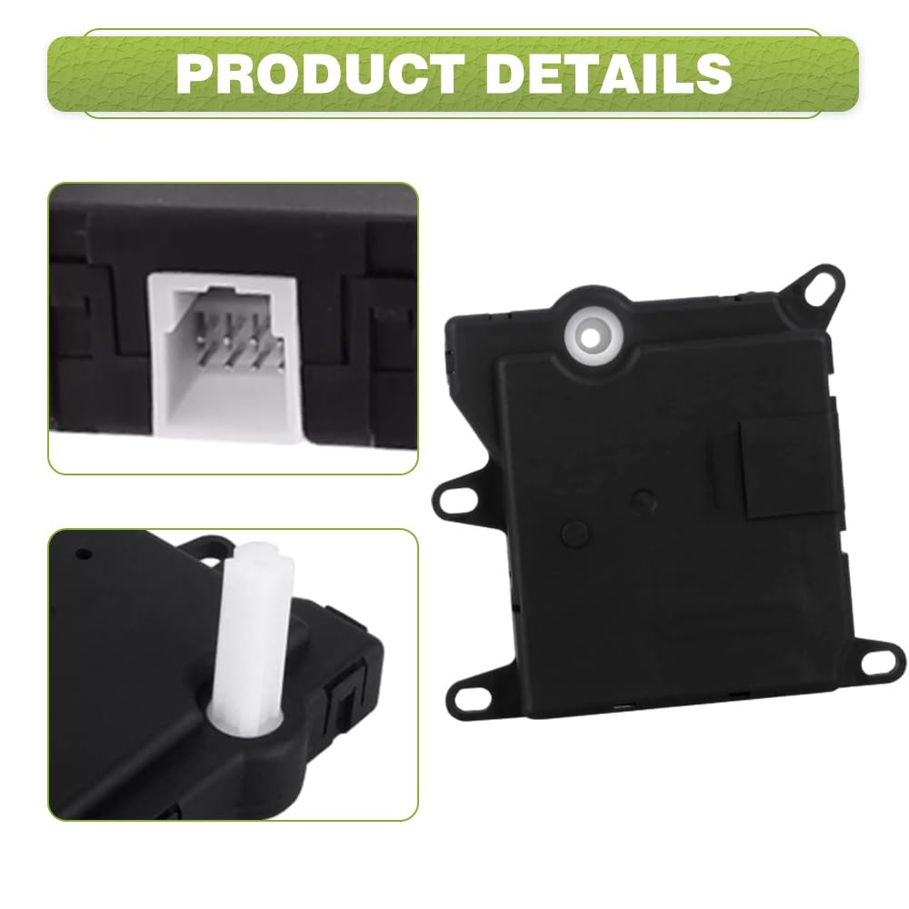 HVAC AC Heater Blend Door Actuator, HVAC Control Module, Compatible with Ford Expedition from 3, 18, 02 2002-2006, 1L2Z19E616BA, 2L2H19E616AA, 8Pins,