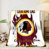 Redskins Football Club Design Portable Blanket/Soft Blanket Bedding Blanket Suitable for Travel Camping Living Rooms Offices Sofas Fan Gifts