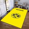 "Dortmund BVB 09 Logo Yellow Design Rug Non-slip rug suitable for living room and bedroom sofas"