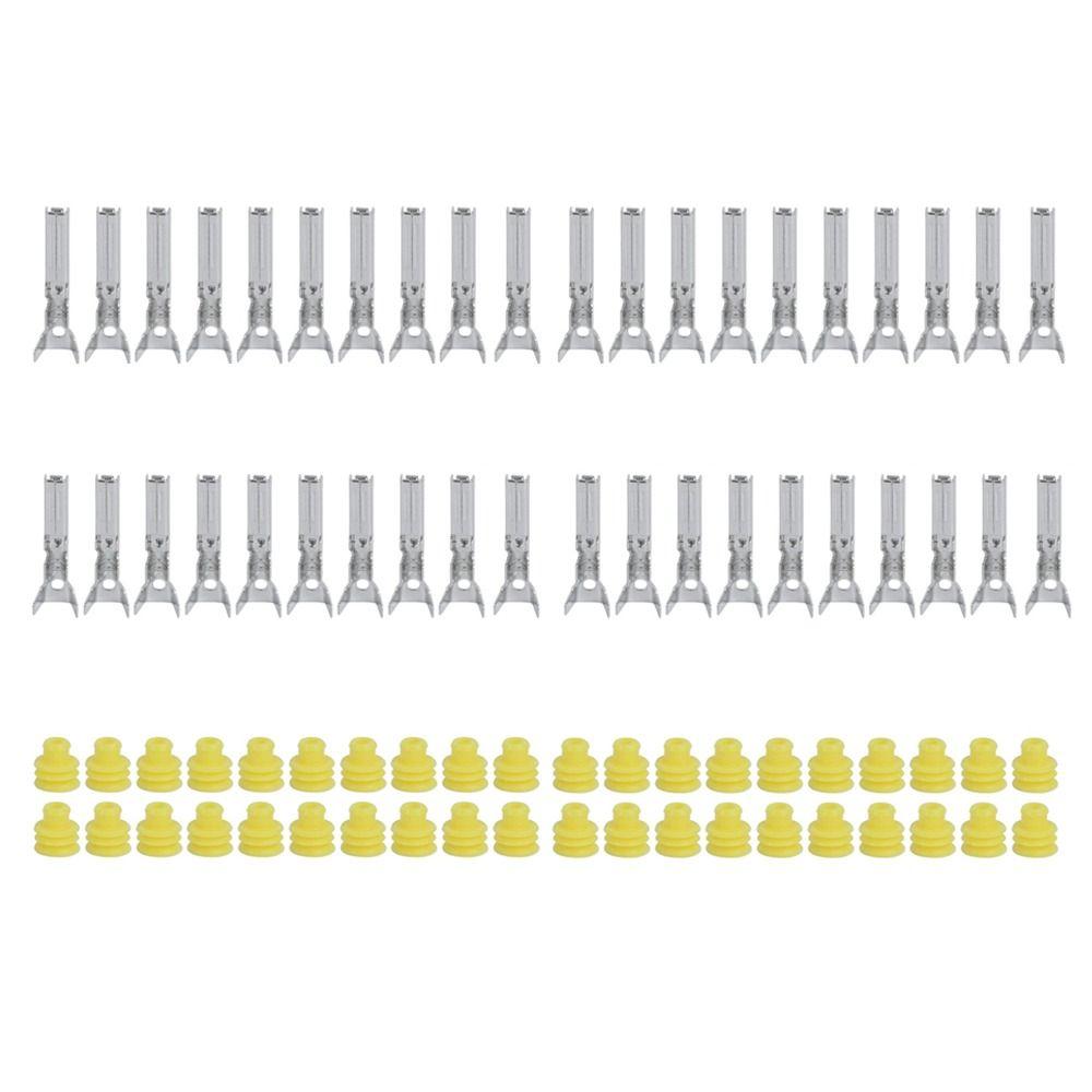 10 Sets Waterproof Auto Wire Connector Male and Female Terminal Socket  Automotive Plugs