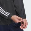 Adidas Originals 3 Stripe Letter Logo Stripe Print Classic Retro Sports Stand Collar Long Sleeve Jacket Men Jacket Deep-Charcoal JL8397