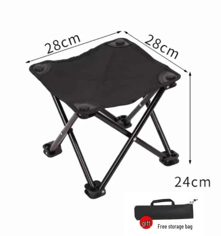 Portable Folding Outdoor Stool for Fishing, Sketching, and Beach Use