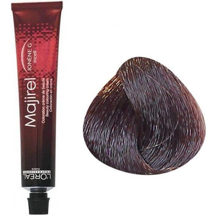 L'Oréal Permanent Hair Color - Majirel No. 5.35 - Light Golden Mahogany Brown - 50ml