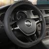 D series Micro Fiber Leather Car Steering Wheels Covers 38CM/15'' Steering Wheel Hubs Car Styling,For VW GOLF 7 2015 POLO