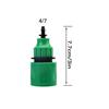 Universal Garden Hose Connector Quick Coupling Adapter 4/7mm 8/12mm Dual Use Hose Connector for Irrigation and Watering System 2pcs