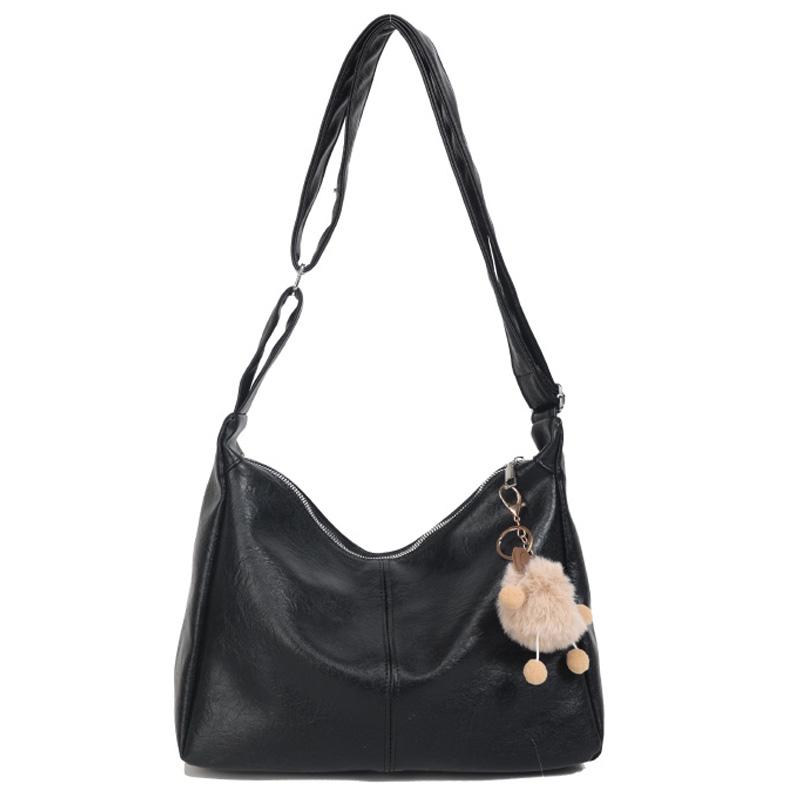 New Vintage Large Capacity Shoulder Bag for Women Crescent Crossbody Hobo Purse Simple Crossbody Bag Versatile Underarm Tote Bag