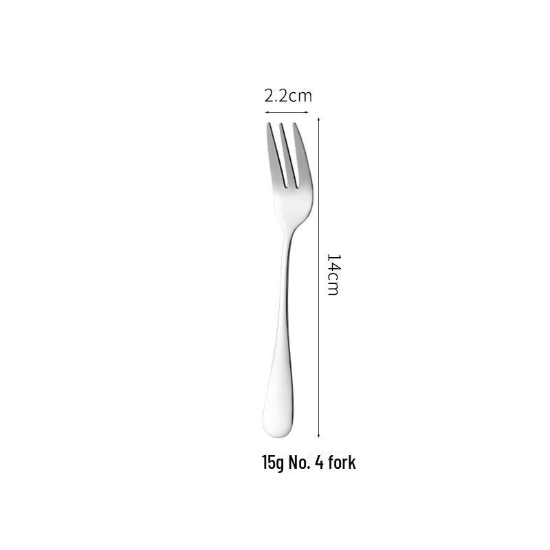 1010 Stainless Steel Dessert Spoon - Thick, Round, Mirror-Finish 304 Stainless Steel Tableware