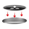 3D Metal Zinc Alloy Car Body Emblem Badge Exterior Decorative Creative Stickers For Mitsubishi Lancer L200 Outlander Eclipse ASX