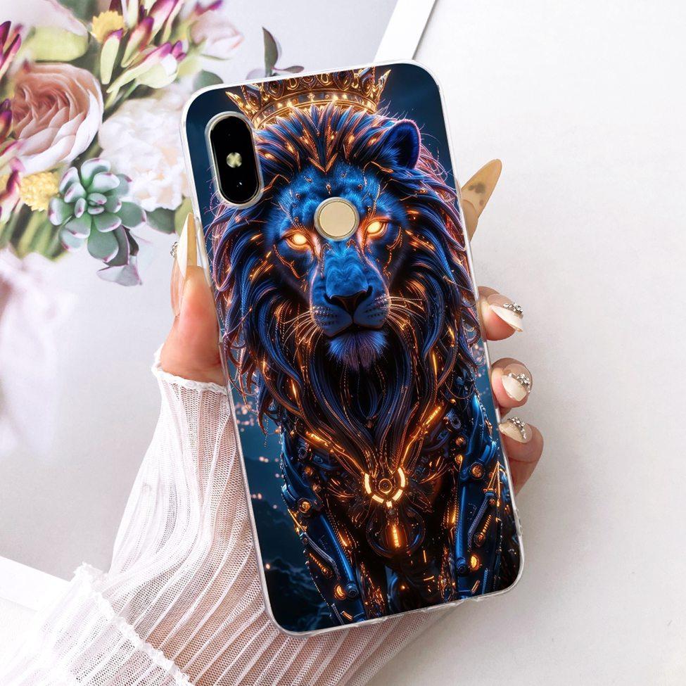 Cover For Redmi S2 Case Y2 Transparent Cute Cat Fashion Butterfly Funny Painted Casing For Redmi Y2 M1803E6G M1803E6H M1803E6I