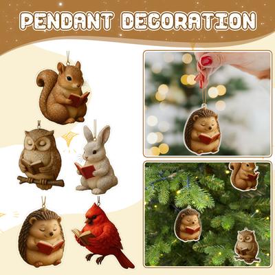 2d Christmas Decoration Pendant Christmas Tree Tag Theme Party Crafts Ornament