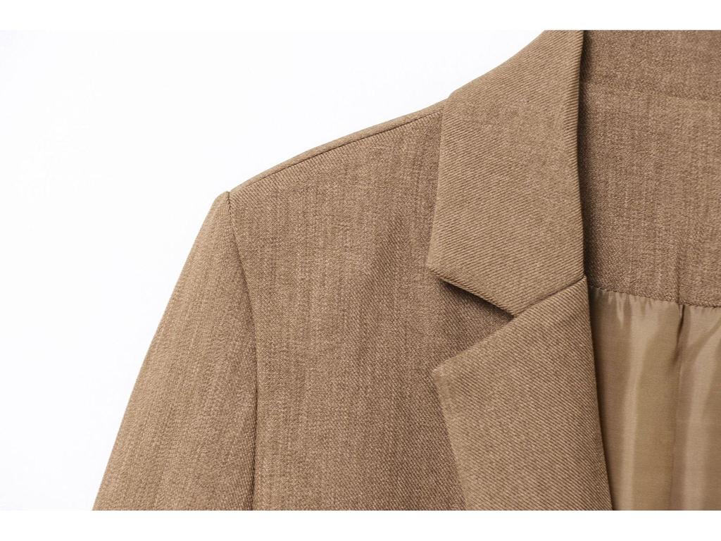 2025 Spring Women's European & American Style Woolen Belted Suit Jacket - Fashionable & Versatile