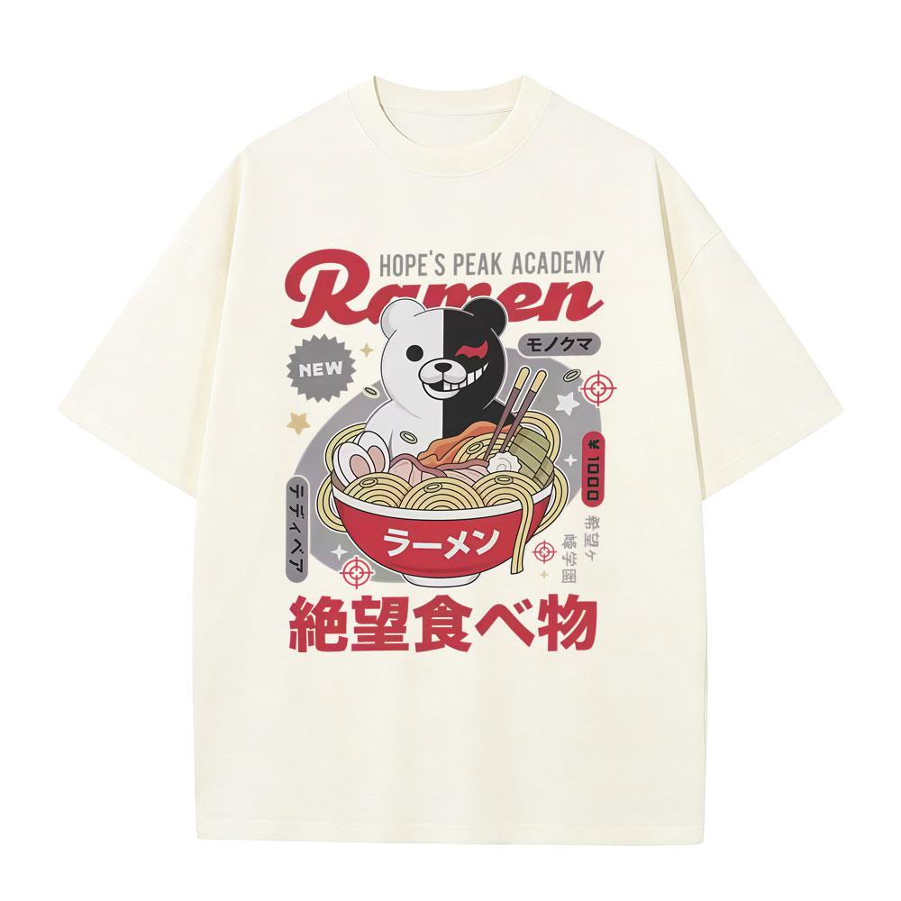 Anime Hopes Peaks Academy Danganronpa Eat RaUnisex Graphic Tshirt Unisex Women Funny Vintage Japanese Style T Shirts Cotton Tshirts