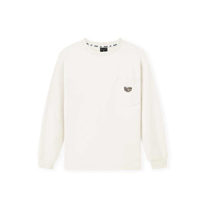 Skechers Comfortable Casual Pullover Long Sleeve T-Shirt Unisex Tops L325U033-0074 S