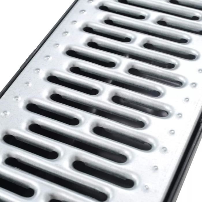 Drainage Channels - VIDAXL - Galvanized Steel - 6 Pcs - 6 M