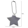 Ring Accessories Reflective Bag Pendant Star Reflective Pendant Safety Reflector Reflector Keyrings