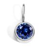 CARLIDANA Waterproof 12 Month Crystal Birthstone 14K Gold Plated Stainless Steel 8MM Birthstone Bezel Pendant DIY Charm