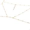 Elegant Copper Bead Body Chain for Women's Beachwear