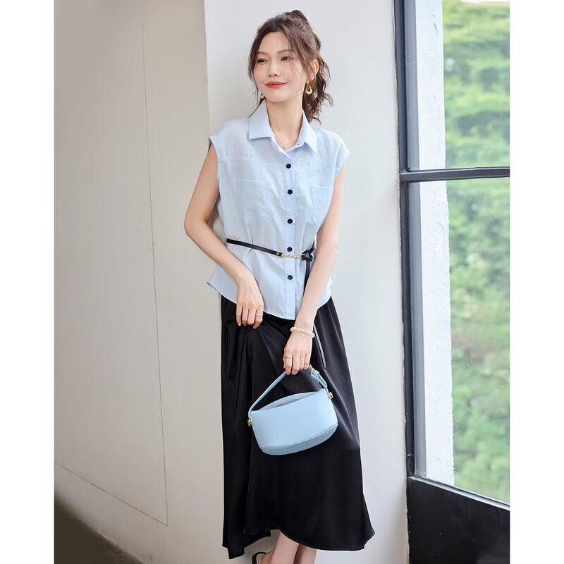 TERRE BLEUE Women's Summer Skirt Set
