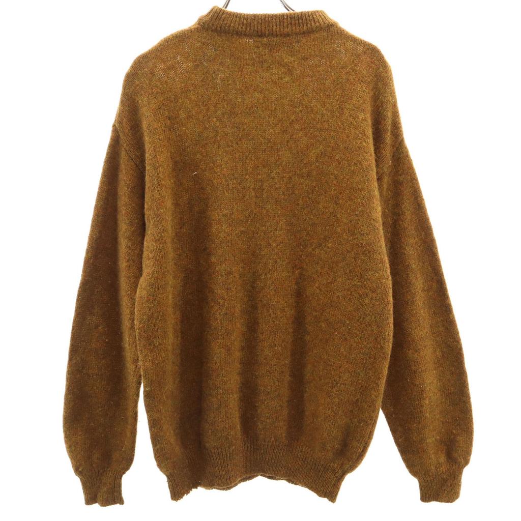 Peter Hadiey Made In Italy Long Sleeve Knit M Brown Men's Used