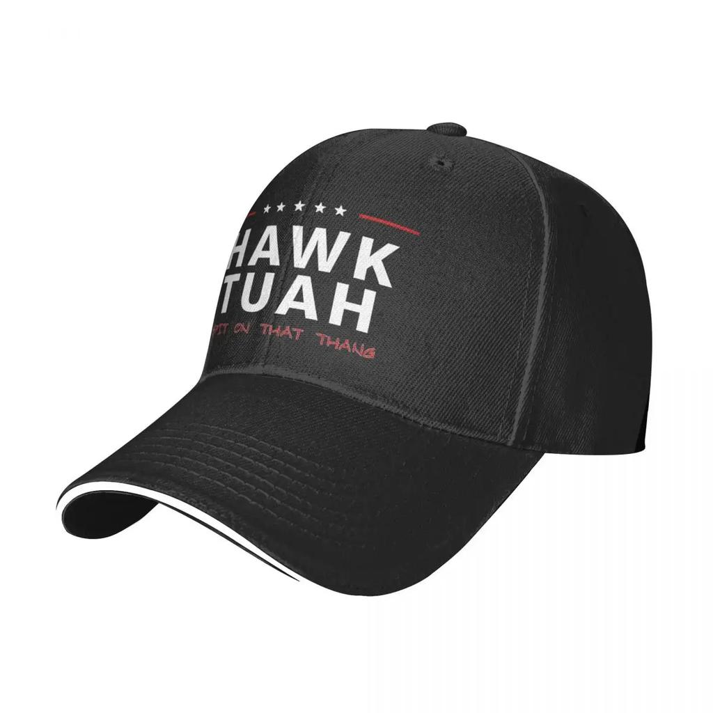 Hawk Tuah Spit On That Thang Baseball Cap Casual Funny Meme Sandwich Hats Men Women Adjustable Dad Hat Travel Gift
