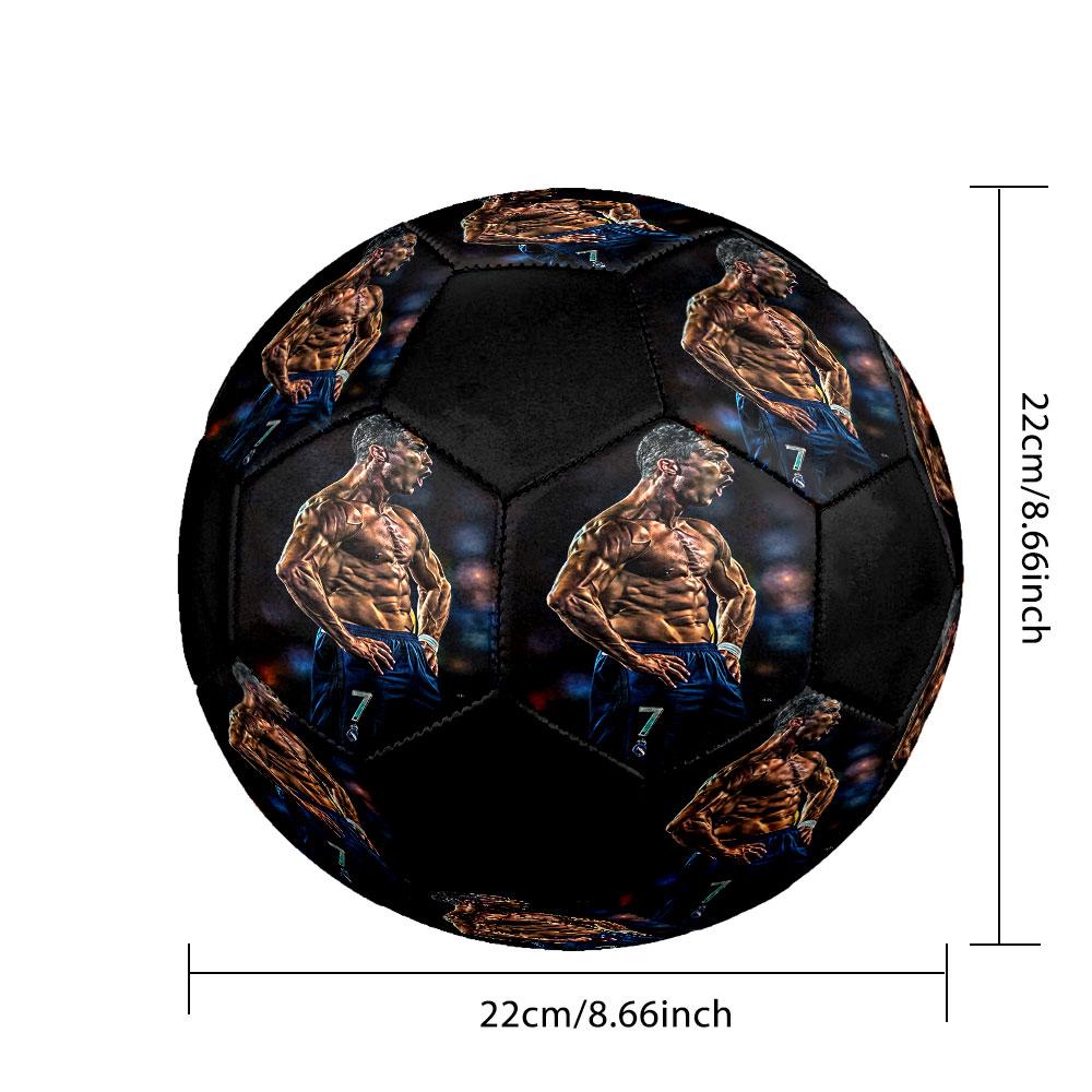 Pallone da Calcio Resistente da Allenamento Esterno Stampato Taglia 5