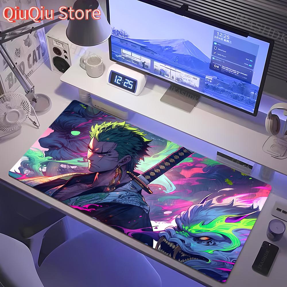 One Piece Gaming Mouse Pad Anime Gamer Keyboard Mouse Mat Speed XXL Rubber 900x400x2mm Cartoon Big Motbook Computer PC Mousepad