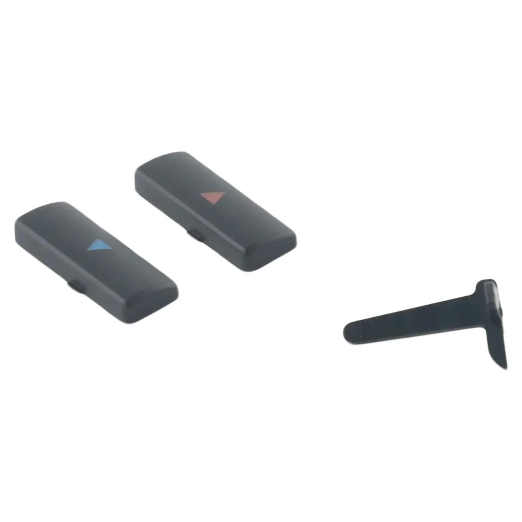 Up Down Button Climate A C Control Black Replacement 2pcs Plastic Button Key Easy Installation For BMW E53 E39 M5