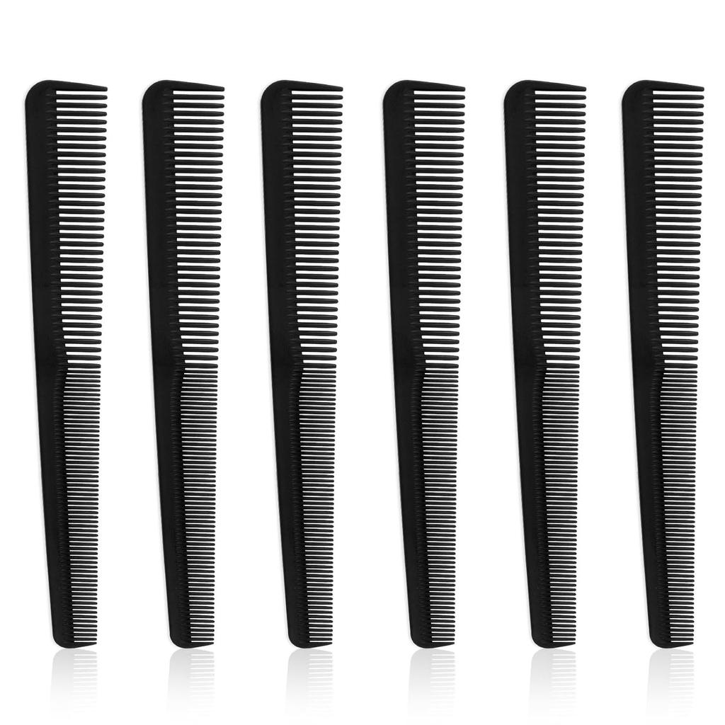Premium Carbon Fiber Barber Combs, Taper Comb for Men, Women & Hair Stylists - Heat Resistant & Fine Tooth - Salon Quality