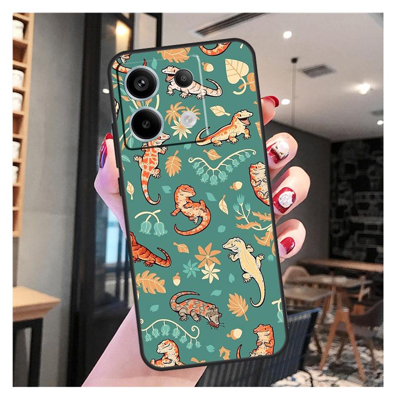 Lizards Geckos Case For Xiaomi Redmi Note 11 9 10 12 13 Pro Plus 12S 11S 10S 9S Redmi 12 10C 12C 13C Cover