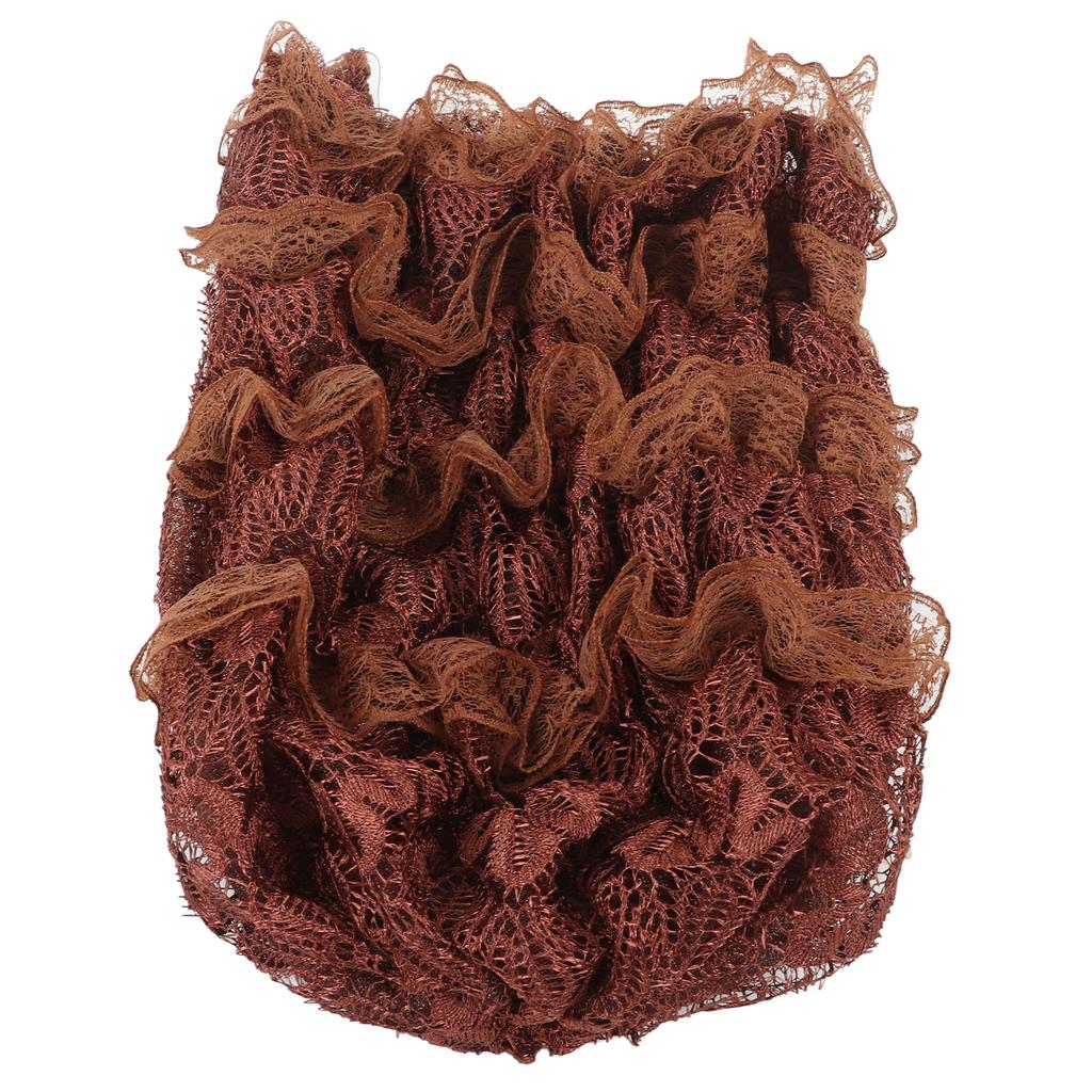 Muslim Turban Hat Elastic Mesh Comfortable Breathable Beautiful Pleated Design Retro Muslim Hat