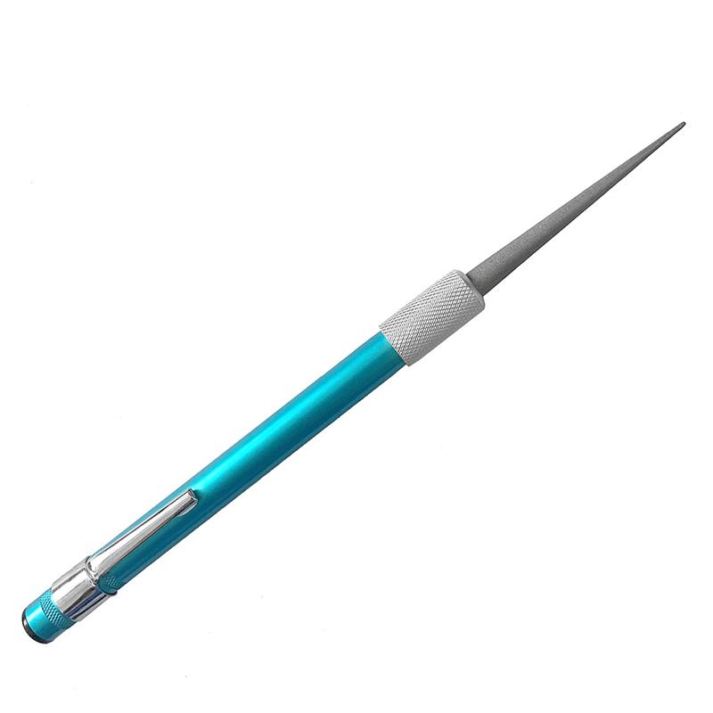 

Retractable Diamond Knife Sharpening Rod Kitchen Sharpen Stone Multi-purpose Sharpening Tool Grindstone Fishing Hook Sharpener M синий