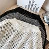 Spring Autumn Sunscreen Knitted Sweater Tops Women Korean Fashion New Long Sleeve Hollow Out Loose Short Tops Cover Up Hollow Thin Blouse 1410