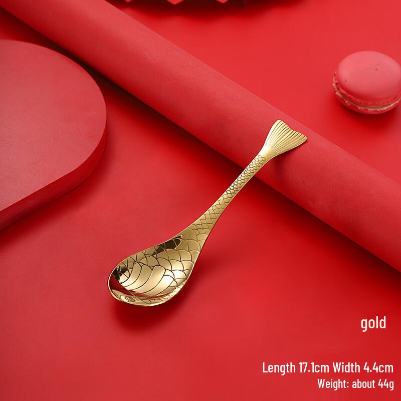 

ZISIZ Koi Goldfish Spoons Gift Set