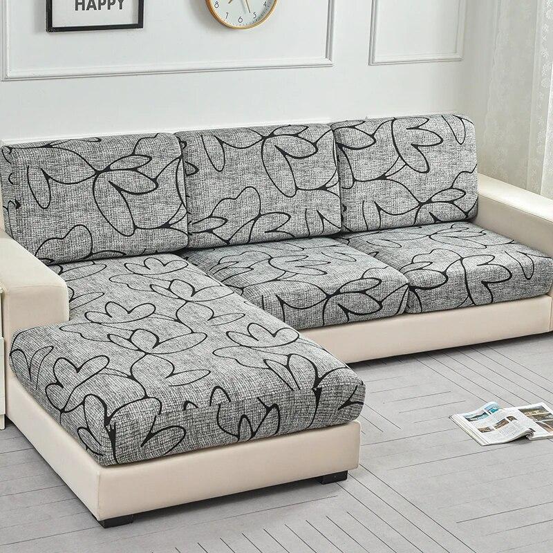 Printed Sofa Slipcover Soft Non-slip Stretch Sofa Cover for Living Room Bedroom Office Home Decor Pets Kids Furniture Protector