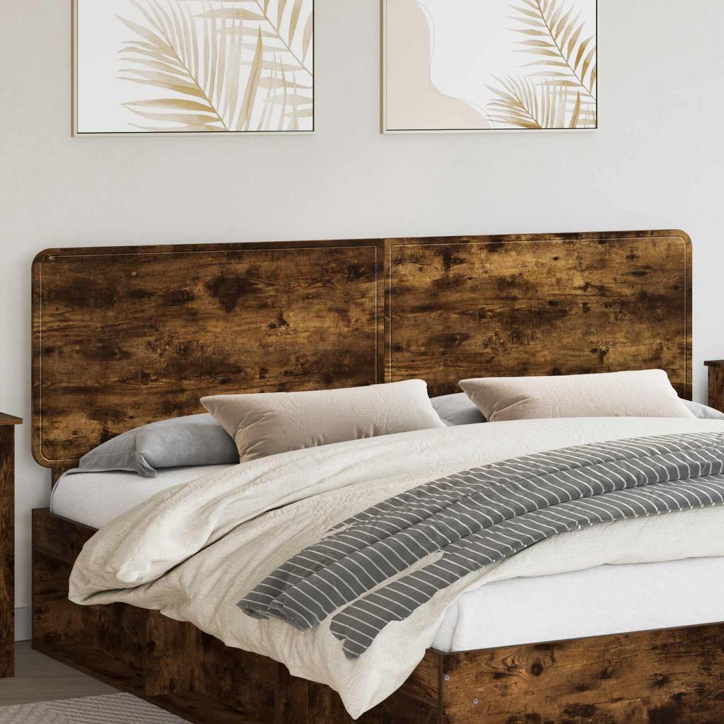 Headboard Smoked Oak Wood Based Material