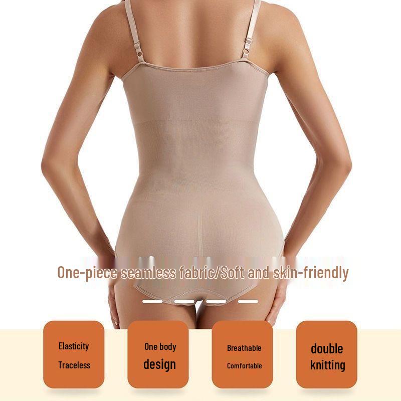 XXS Seamless Bodysuit with Breast Pads: Women's Tummy Control, Hip Lift, Shaping Camisole Girdle.