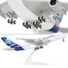 30cm 1/240 A380 Prototype Aircraft Model Kit with A Display Stand, Suitable for Adult Aviation Gifts or Display Decorations