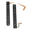1 Paar Spielkonsolen-Schiebeschienen Professionelle Ersatz-Metallschiebeschienen mit Sensor-Flachbandkabel für SWITCH OLED-Host