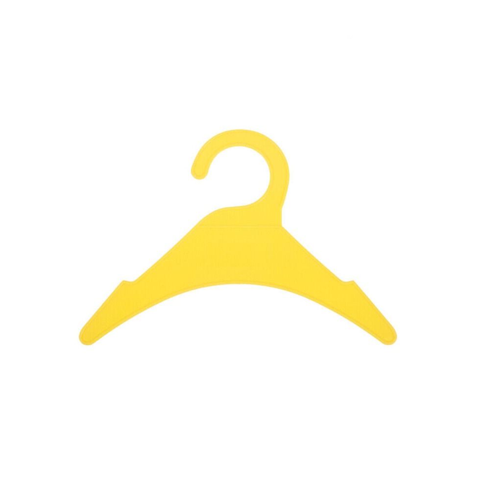 12pcs/set Plastic Dog Apparel Hangers Anti-Skid Small Hangers Pet Clothes Hangers  Hanging Clothes