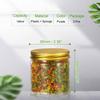 CoCud Model Flower Glasses, 185ml Capacity, Fake Miniature Flower Glass Tree, Plastic Sponge, OrangeYellow - DIY Dollhouse Fairy Garden Model Railway