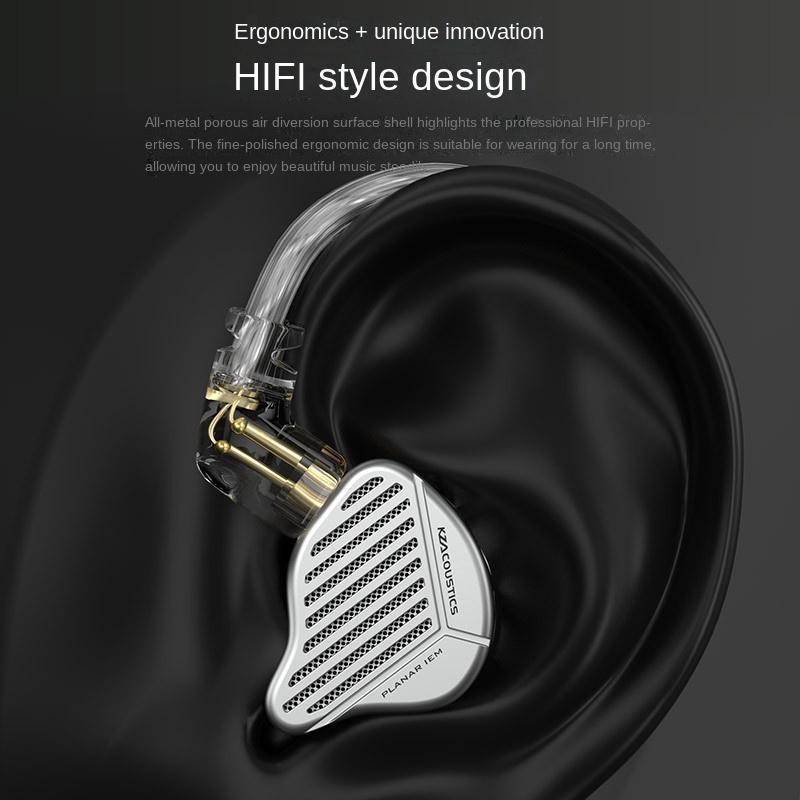 KZ-PR1 Flugzeug Film Headset 13,2mm Flache Horn Hohe Analyse HIFI Hören Song Spiel Sport Ohrhörer Kopfhörer