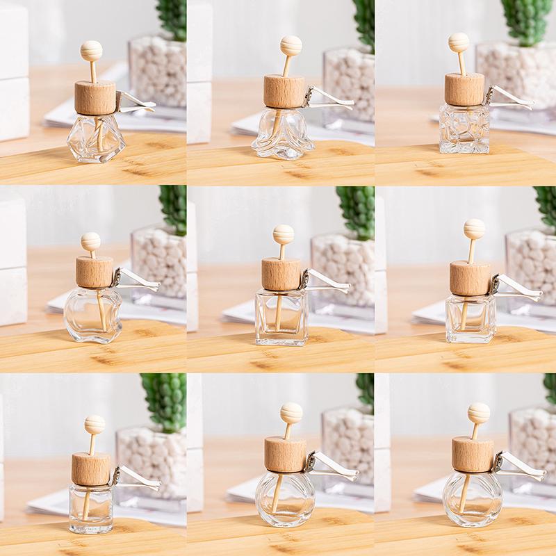 1 PC Car Air Outlet Freshener Diffuser Empty Perfume Clip Bottle Pendant Essential Oil Car Fragrance Hanging Ornament