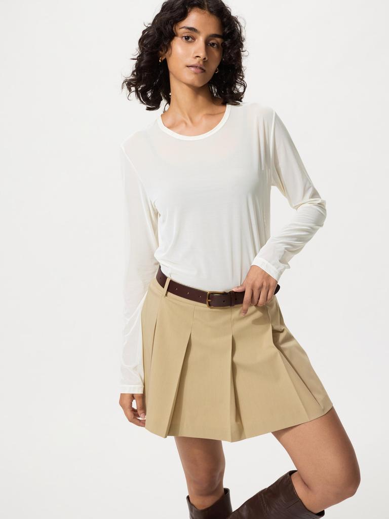 Uniqlo Japan Sheer Mesh Crew Neck Tee