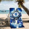 Customizable personalized beach towels Chelsea F.C themed designs.Suitable for the beach, yoga, sports;ideal as beach accessories
