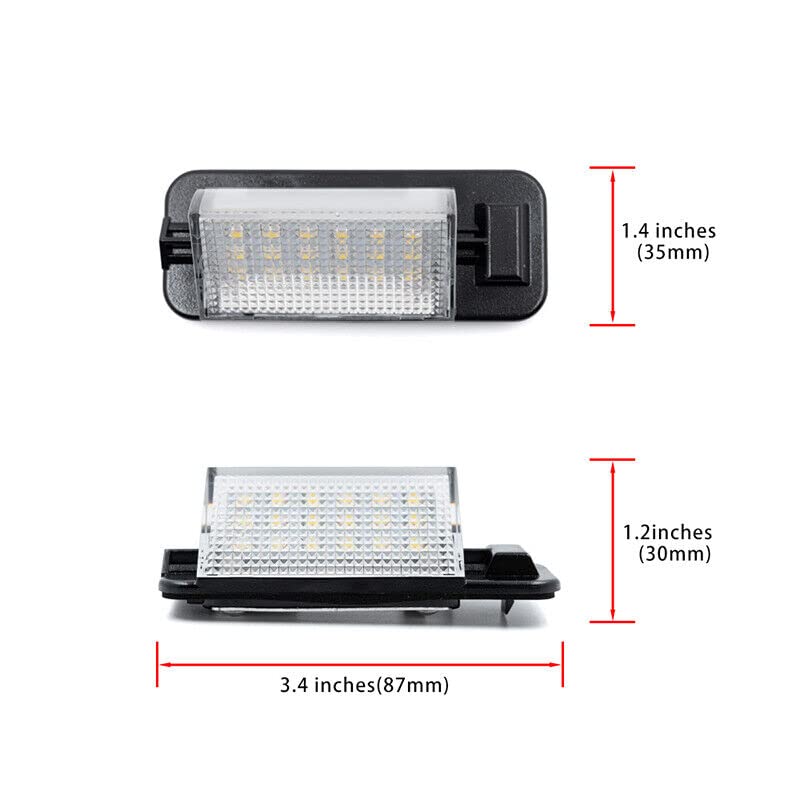 3 Series E36 2-Door 4-Door Coupe/Sedan 92-98 LED License Plate Light [Canceller-Enhanced Type]
