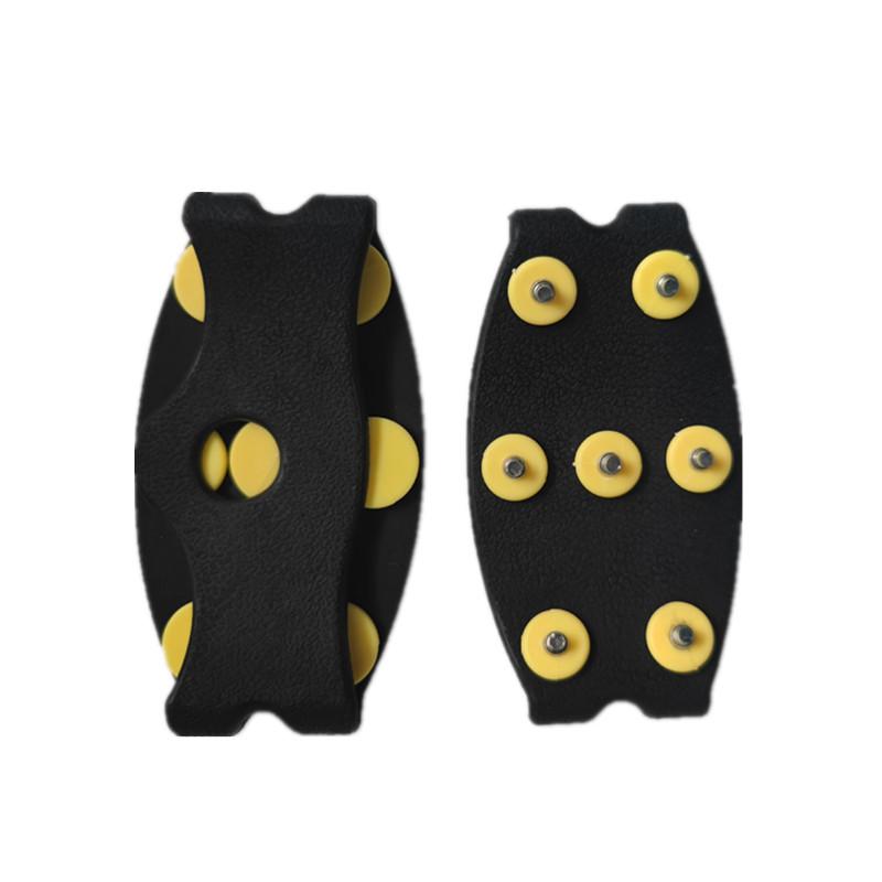 

1 Pair 7 Teeth Snow Ice Claw Climbing Anti Slip Spikes Grips Crampon Cleats Sport Shoes Cover For Women Men Boots Cover